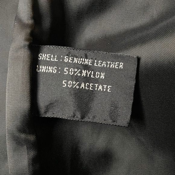 Vintage 1980s Tibor Slouchy Leather Long Blazer Jacket! Sz XS (Fits Loosely) - Picture 9 of 9